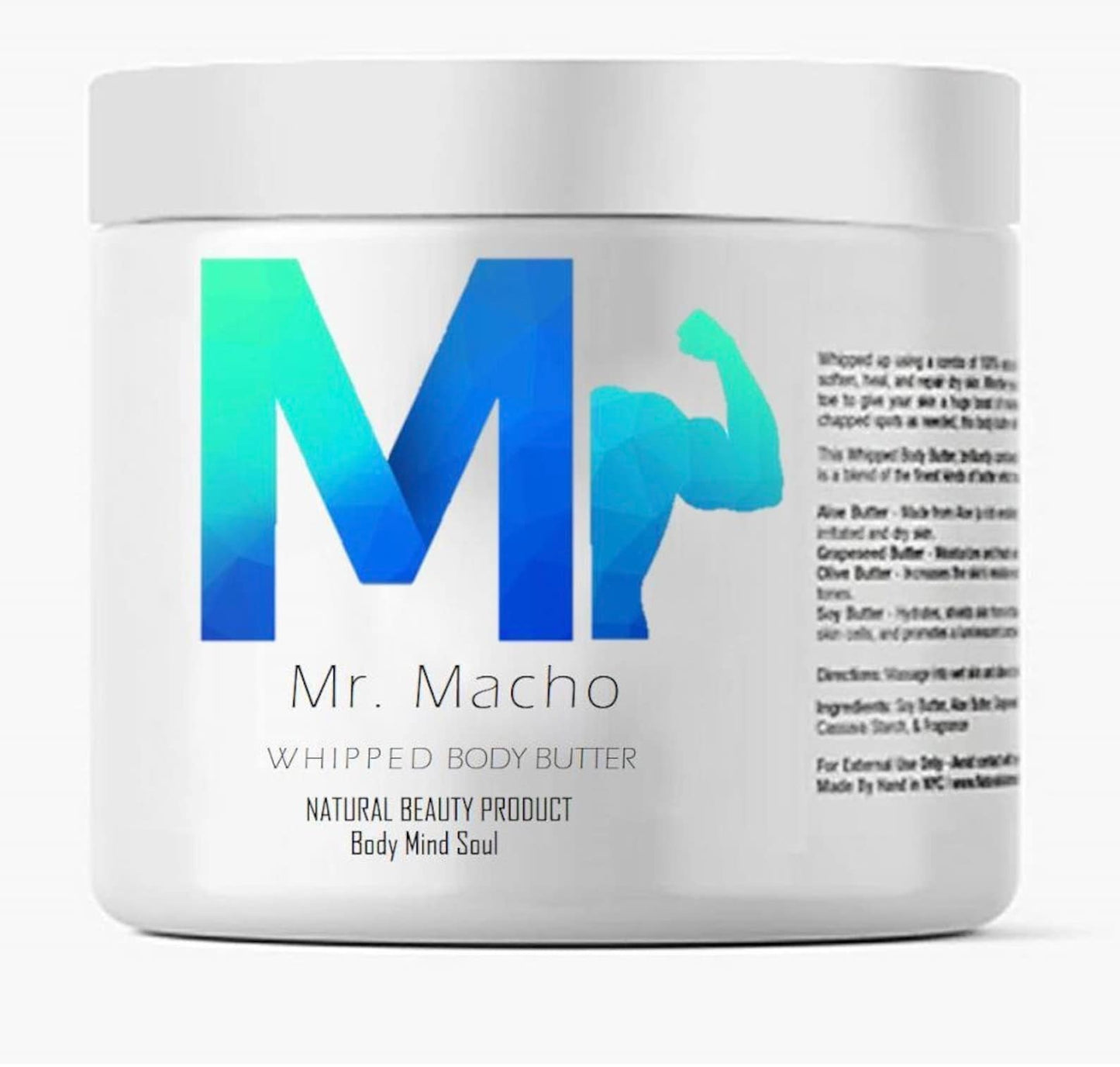 Mr Macho Body Butter whipped cream